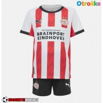 Otroške Nogometnih dresov PSV Eindhoven Domači 2025-26 Kratki rokavi (+ hlače)